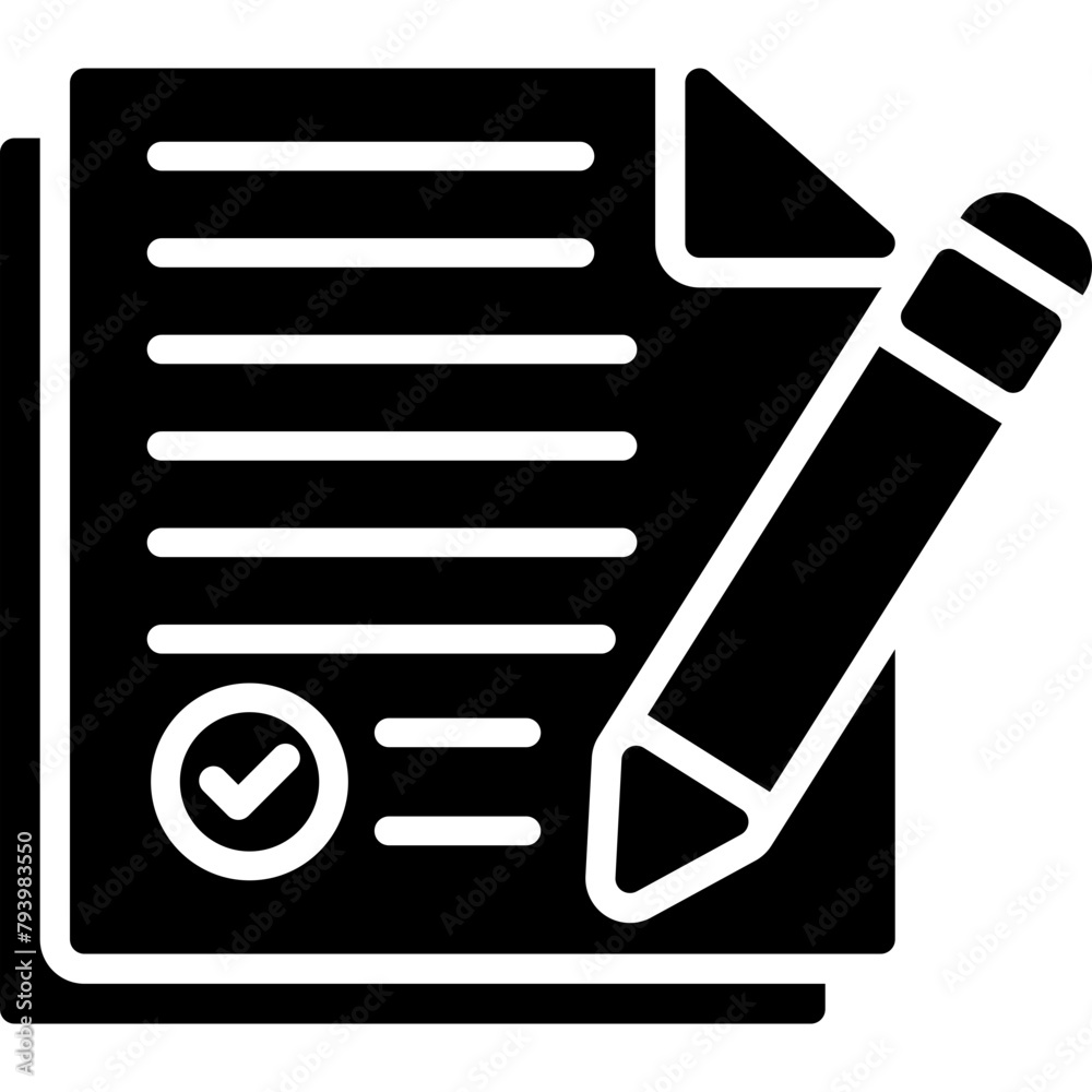 Fototapeta premium Document Icon