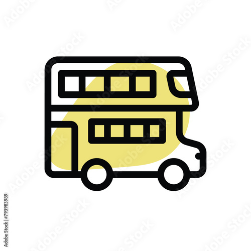 Double Decker vector icon