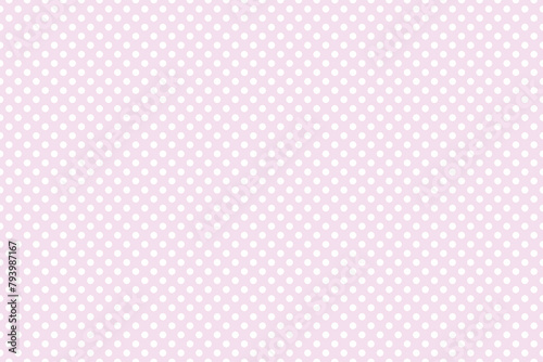 pink seamless pattern with white dots