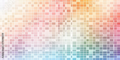 A vibrant gradient mosaic pattern with a smooth color transition.