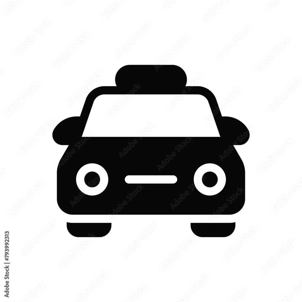 Police Car vector icon