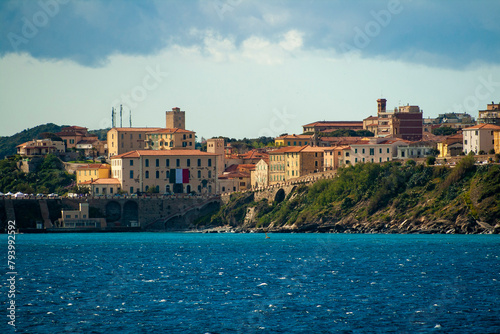 Italia, Toscana, Isola d'Elba. Il paese di Portoferraio. photo