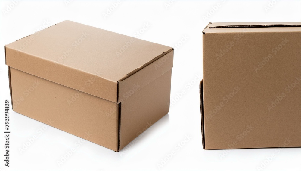 box package delivery cardboard carton packaging isolated shipping gift container brown send 
