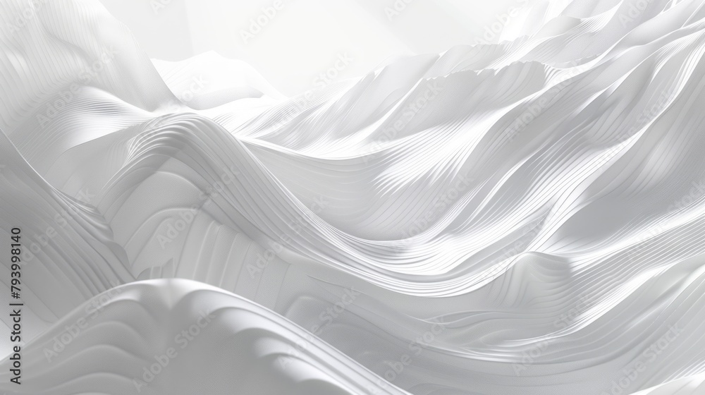 Fototapeta premium Abstract geometric white and gray color background