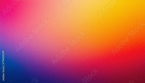 Vibrant grainy texture blending rainbow colors in a smooth gradient photo