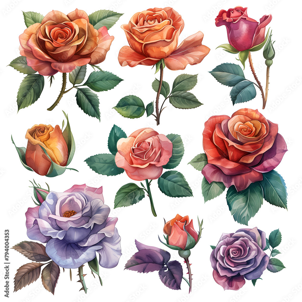 collection of roses collection of roses