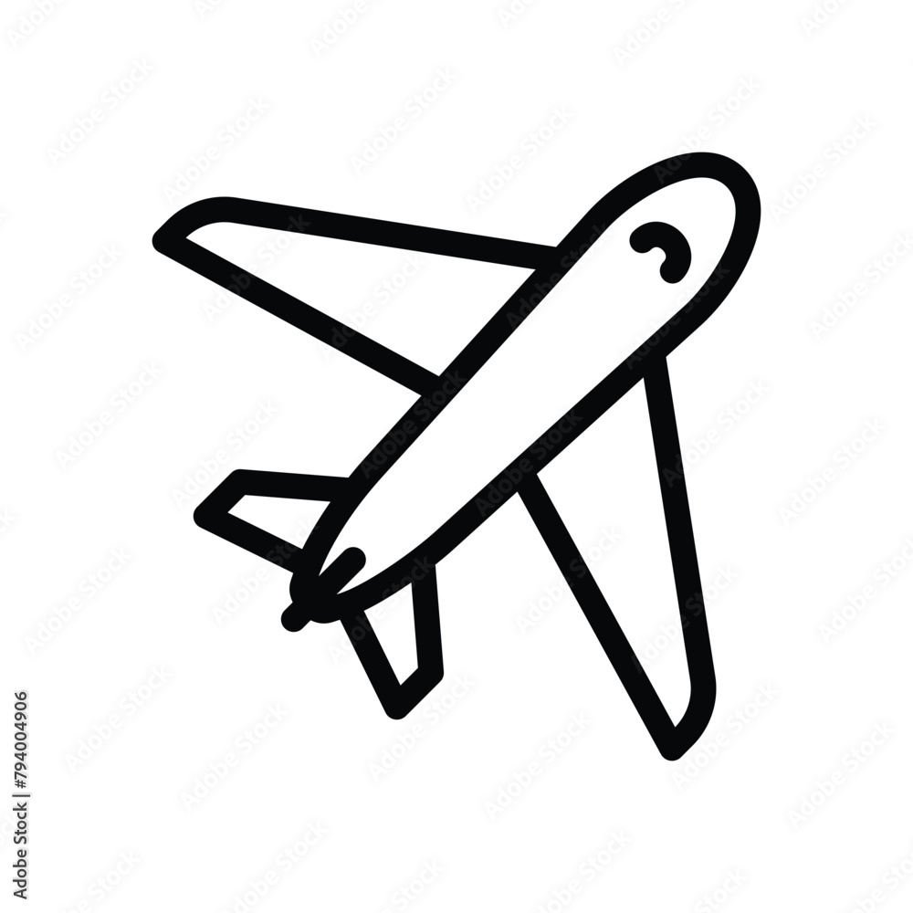 Plane vector icon Plane vector icon