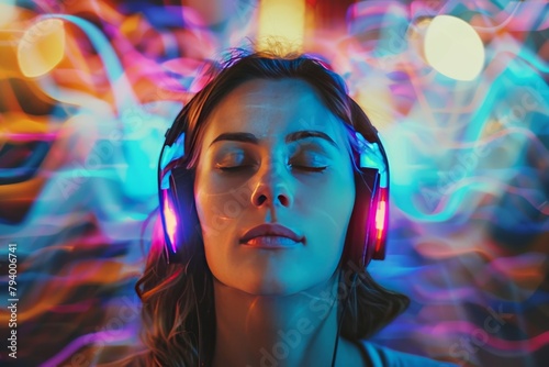 Enhancing mental neurotransmitter function in sleep restoration, promoting dreaming and self-care stages with visual peace and activity in sleep behavior.