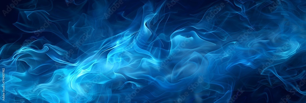 Fototapeta premium Smoke Wave Art: Abstract design with smooth motion, illustrating flowing waves