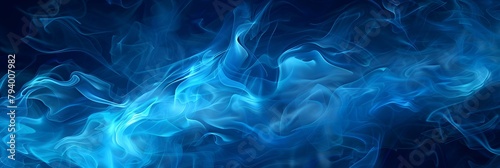 Smoke Wave Art: Abstract design with smooth motion, illustrating flowing waves