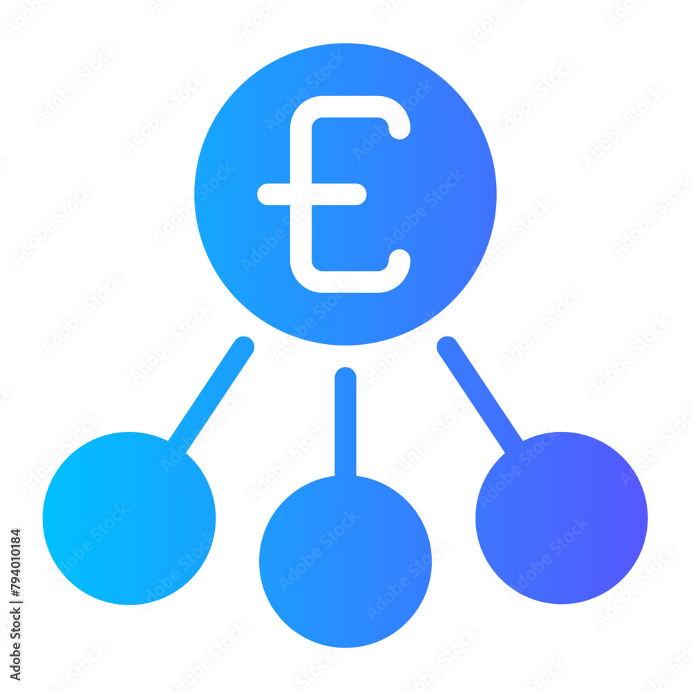 online business gradient icon online business gradient icon