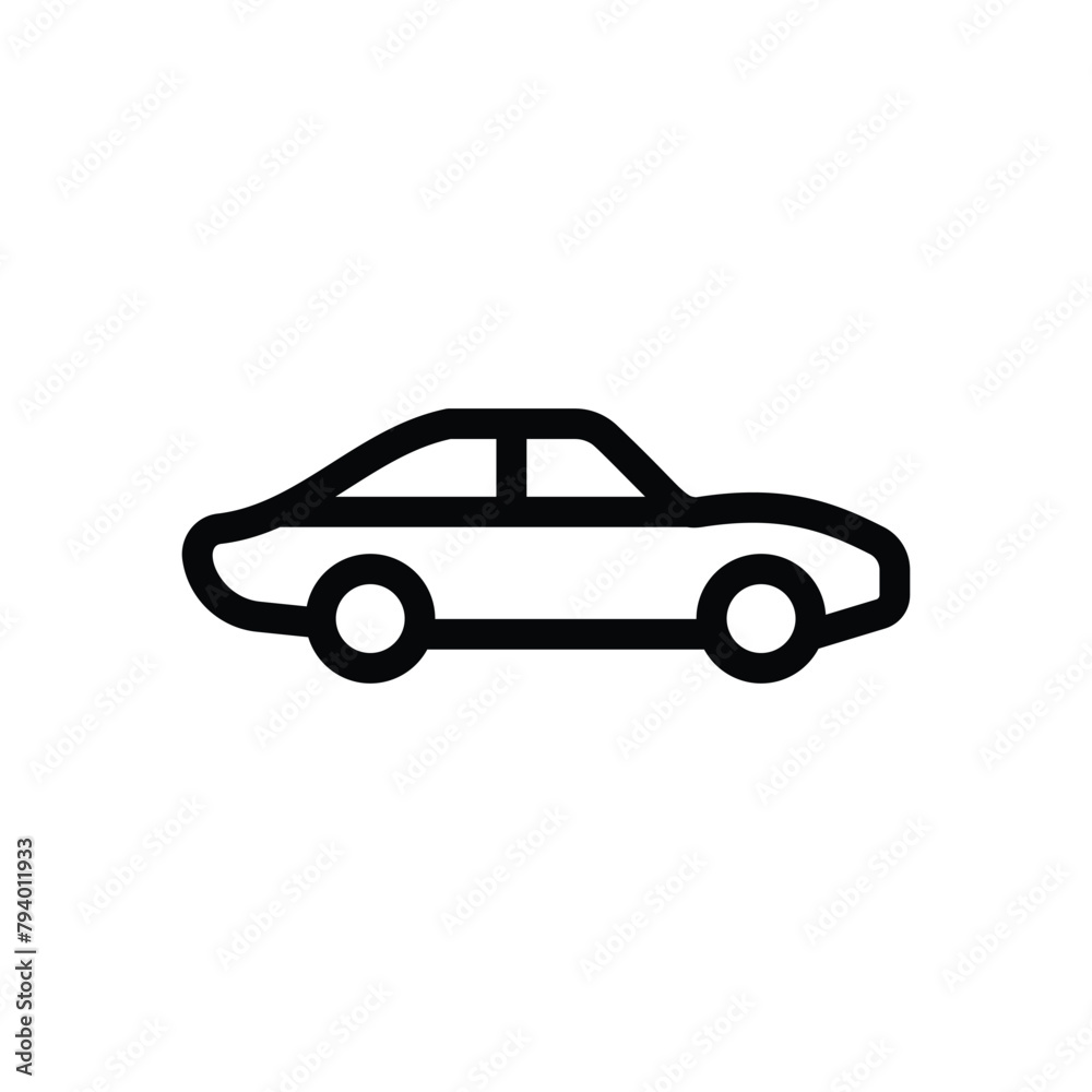 Muscle Car vector icon