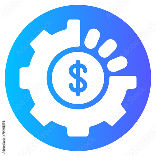 management gradient icon