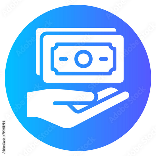 payroll gradient icon