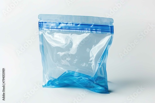Ziploc bag, isolated on white photo