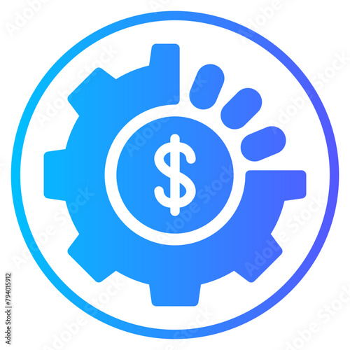 management gradient icon