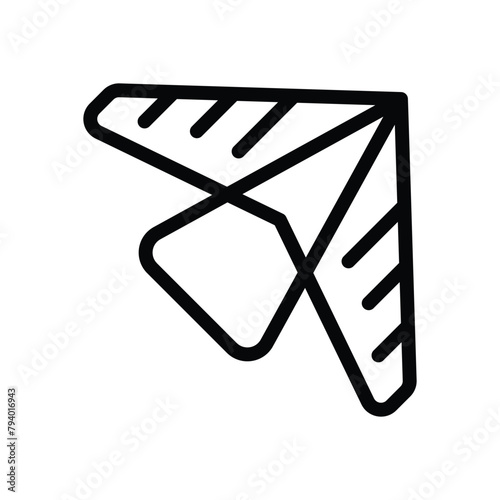 Hang Glider vector icon