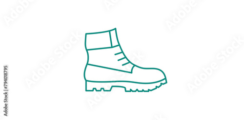 Trail Ready: Hiking Boot Vector Icon