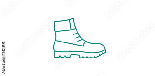 Trail Ready: Hiking Boot Vector Icon