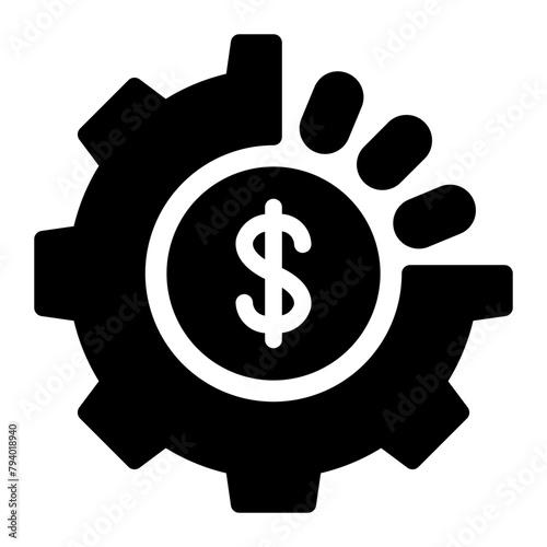 management glyph icon