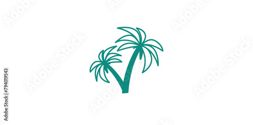 Seaside Serenity: Beach Vector Icon