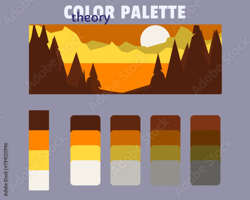 peachpuff tomato crimson slateblue color palette color theory, rgb color palette, harmonious colours catalog