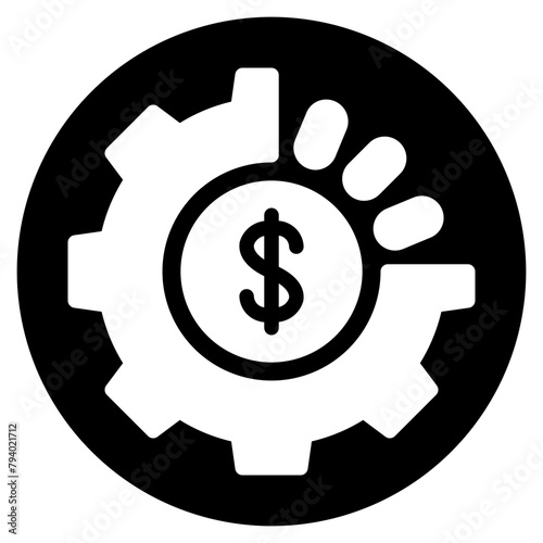 management glyph icon