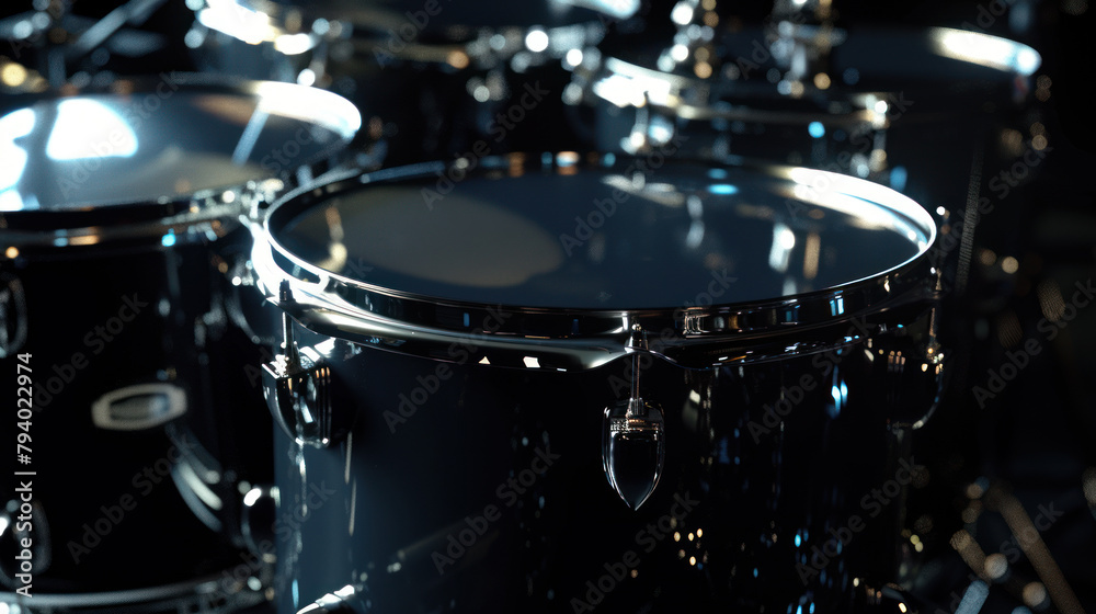 Obraz premium drum, artistic, music, generative ai