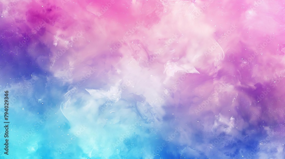 dreamy pastel abstract background soft pink blue purple gradient with grainy texture digital illustration