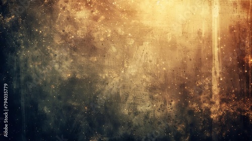 grungy vintage gradient background with rough grainy texture and shining light effect