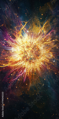 Wallpaper Mural Radiant Cataclysm Supernova Spectacle Torontodigital.ca