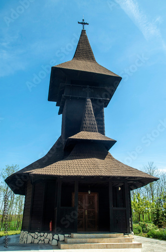 The wooden church of the Deleni monastery Nativity, Constanta, Romania