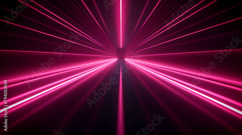 Neon abstract lines background