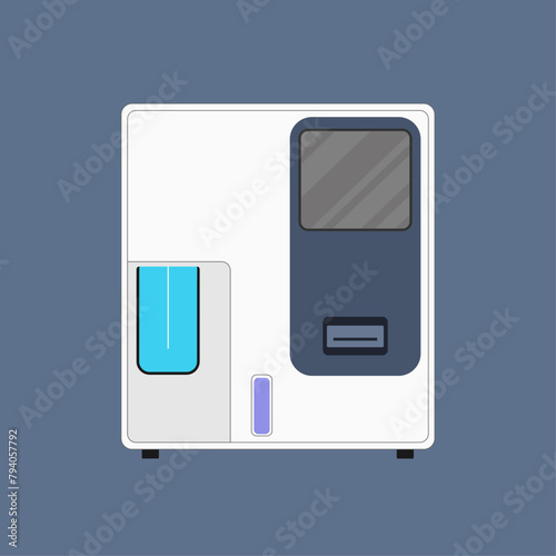 Automatic hematology analyzer. Pathology laboratory. Laboratory equipment for medical research. Hematology analyzer for Medical laboratory.