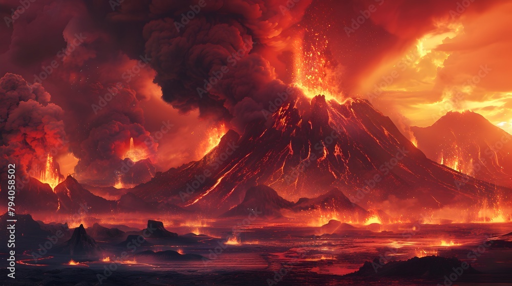 Harnessing the Volatile Power of Volcanic Eruptions:A Futuristic Civilization's Perilous Reliance
