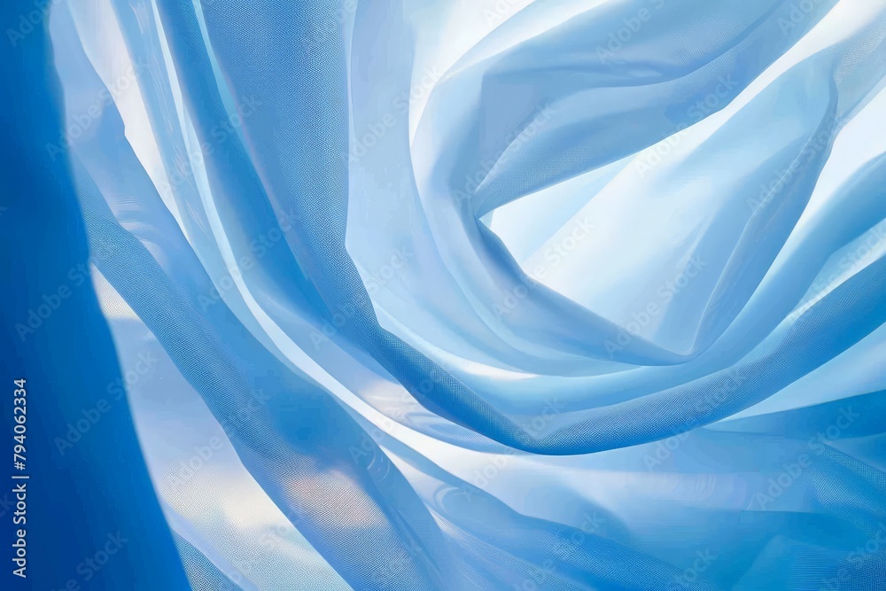 Fototapeta premium Modern blue abstract high-speed background design. Beautiful simple AI generated image in 4K, unique.