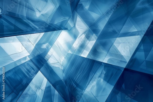 Modern blue abstract high-speed background design. Beautiful simple AI generated image in 4K, unique.