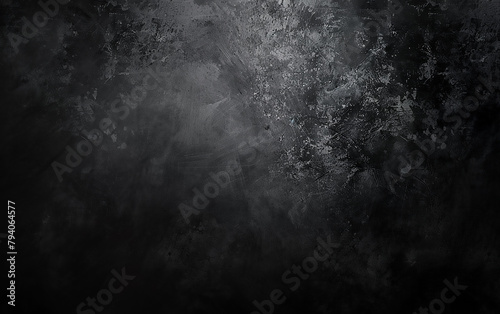 black paint texture wall background © Harry