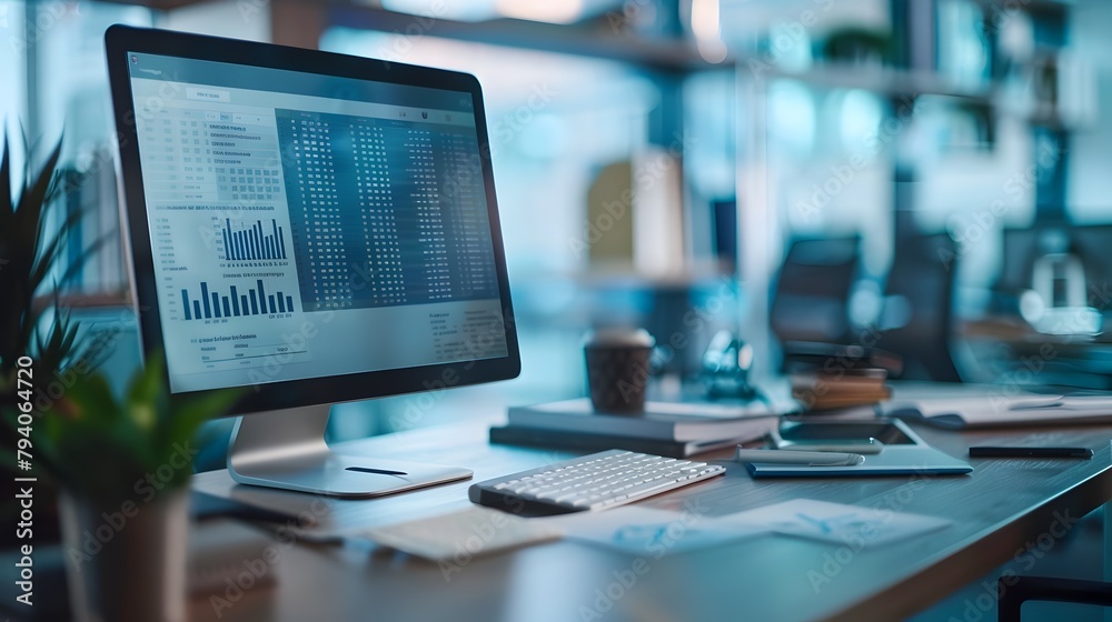 PDPA Compliance Checklist on Computer Screen Amid Office Paperwork