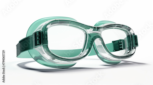 swimming goggles isolated on a white background