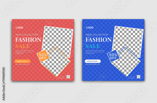 creative simple and clean social media post design.