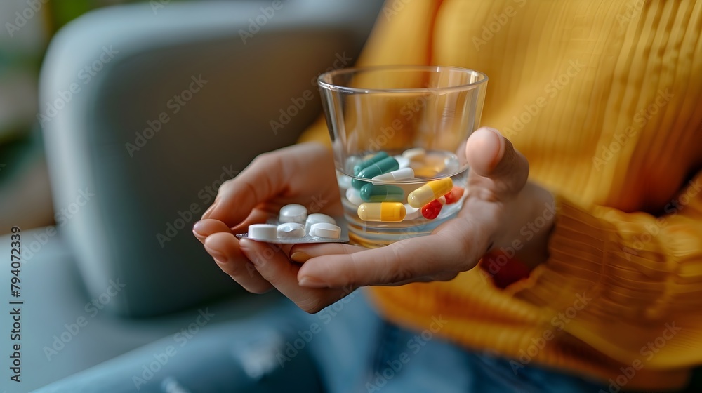Patient's Steadfast Commitment to Health: Careful Medication