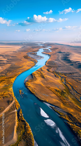 The Majestic Expanse of one of the World's Longest Rivers: A Testament to Nature's Enduring Force and Beauty.