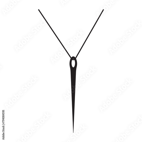 Sewing needle icon