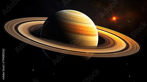 A dramatic long exposure shot of Saturn rising, its rings clearly visible, taken from a dark sky preserve that emphasizes the tranquility and isolation necessary for solar system photography