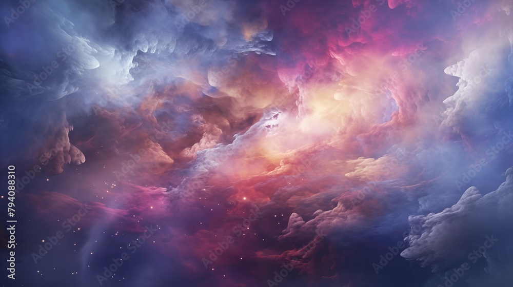 universe and smoke image 