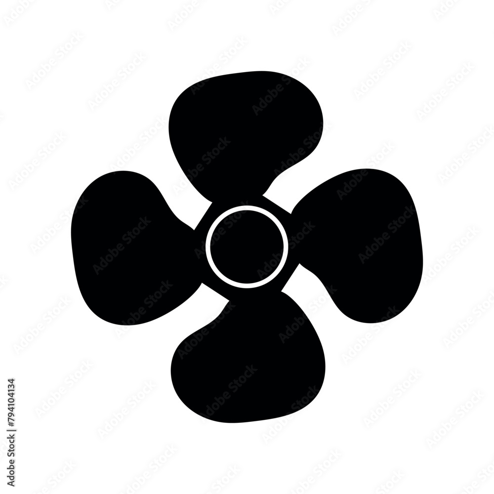 Fan icon vector, fan silhouette, fan icon flat trendy style illustration isolated on white background. Fan icon vector, fan silhouette, fan icon flat trendy style illustration isolated on white background.
