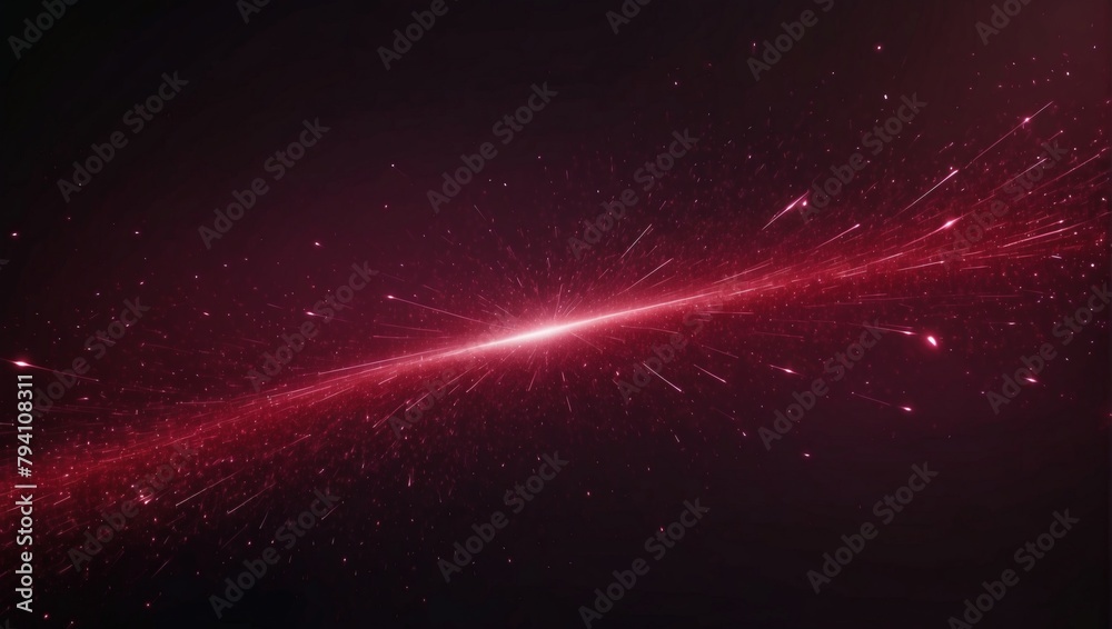 Abstract Dark Maroon Digital Background with Twinkling Maroon Light ...