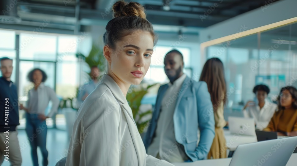 Professional Woman in Modern Office Professional Woman in Modern Office