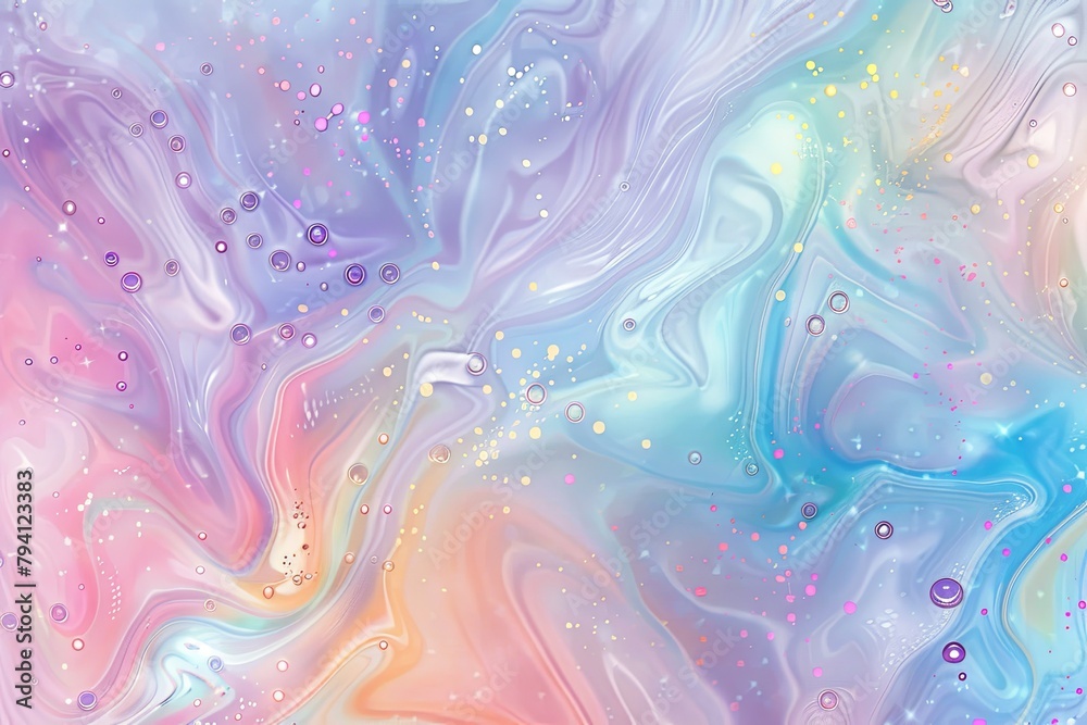 Abstract Colorful Swirls and Dots Abstract Colorful Swirls and Dots